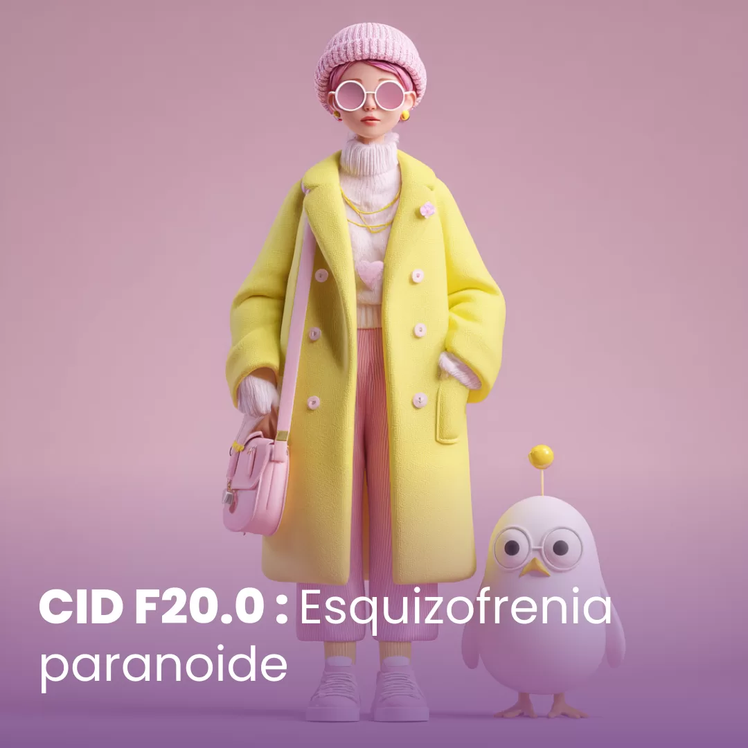 CID F20.0 – Esquizofrenia paranoide: sintomas e tratamento