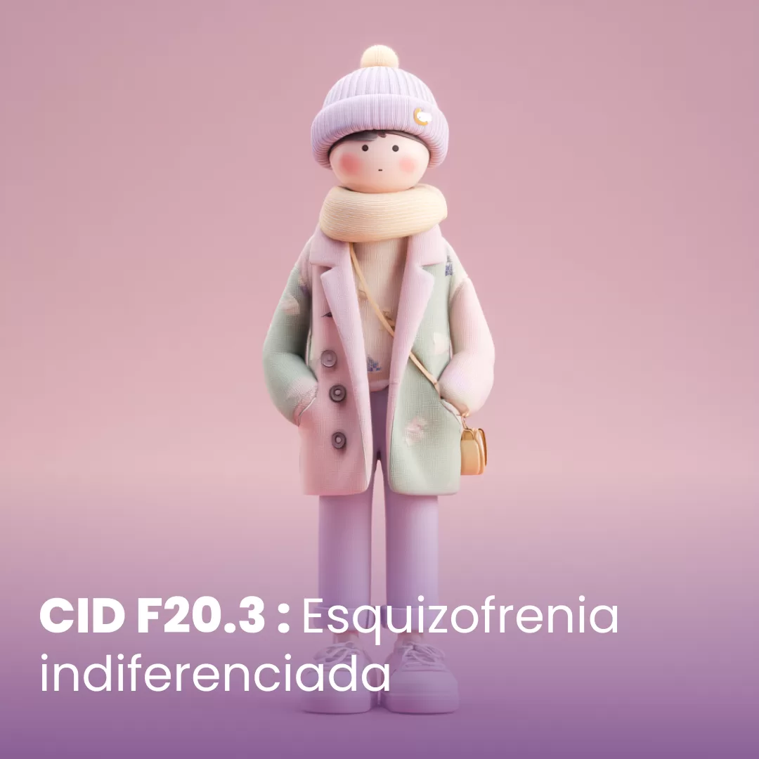 CID F20.3 – Esquizofrenia indiferenciada: sintomas e tratamento
