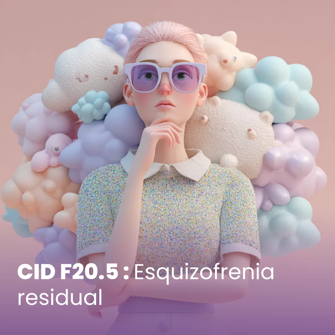 CID F20.5 – Esquizofrenia residual: sintomas e tratamento